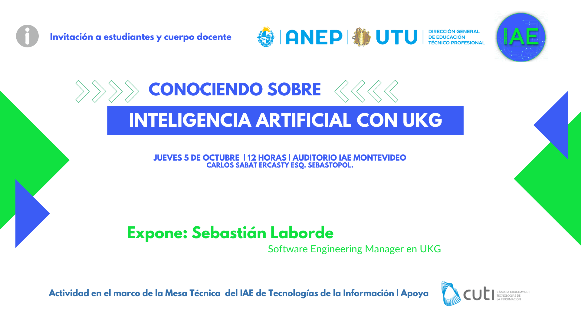 En este momento estás viendo 2º Ciclo de Charlas: «Conociendo el mundo IT»